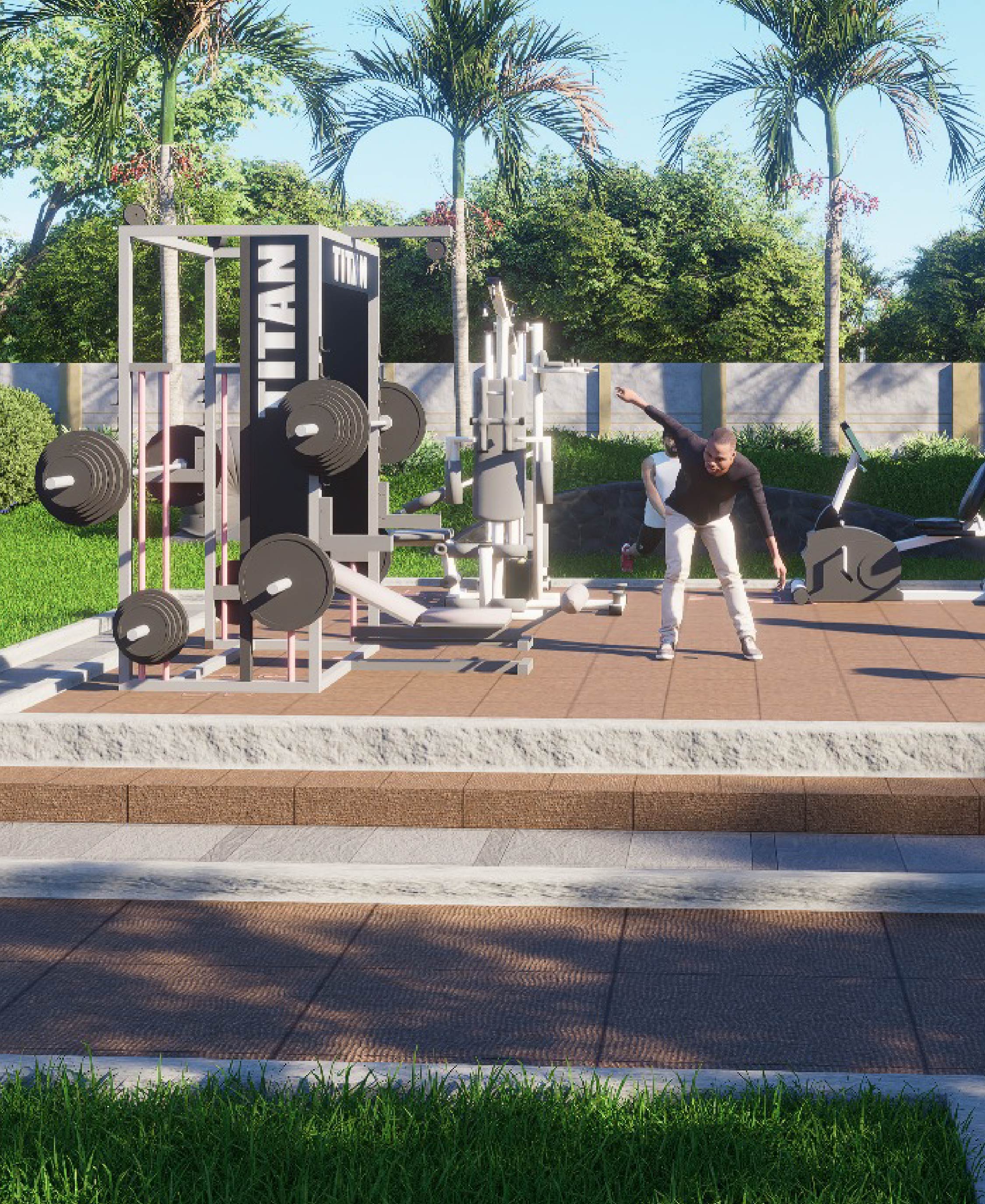 Cycling and Jogging Track